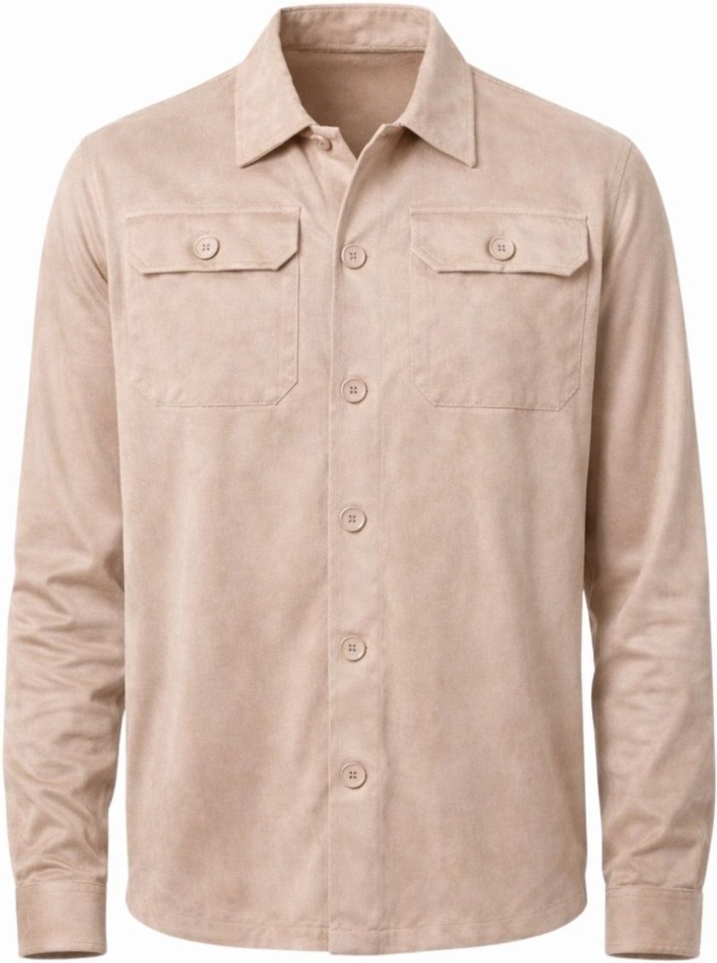 Imagem principal Camisa Masculina Suede Manga Longa Crocker - 49615 caramelo Crocker caramelo