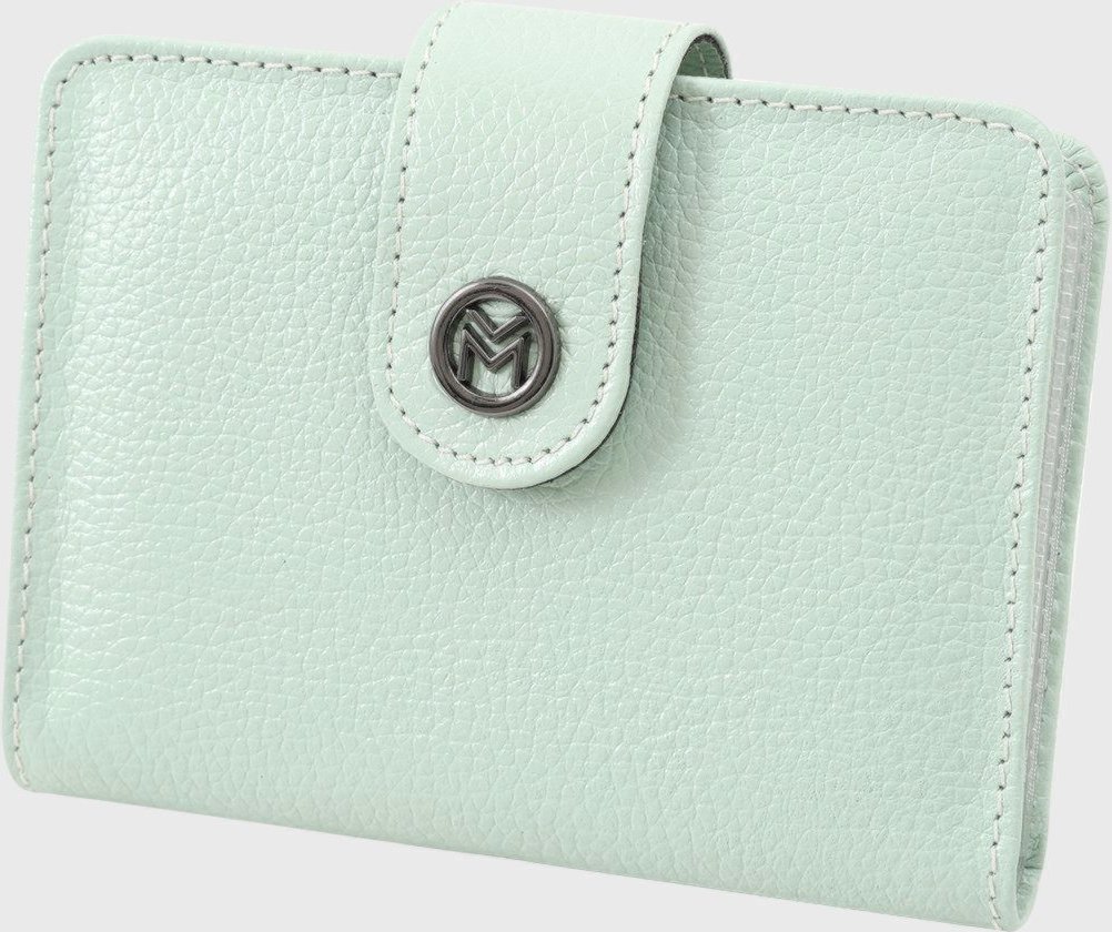 Carteira Couro Mariart Proteção Antifurto RFID 630MRT Menta