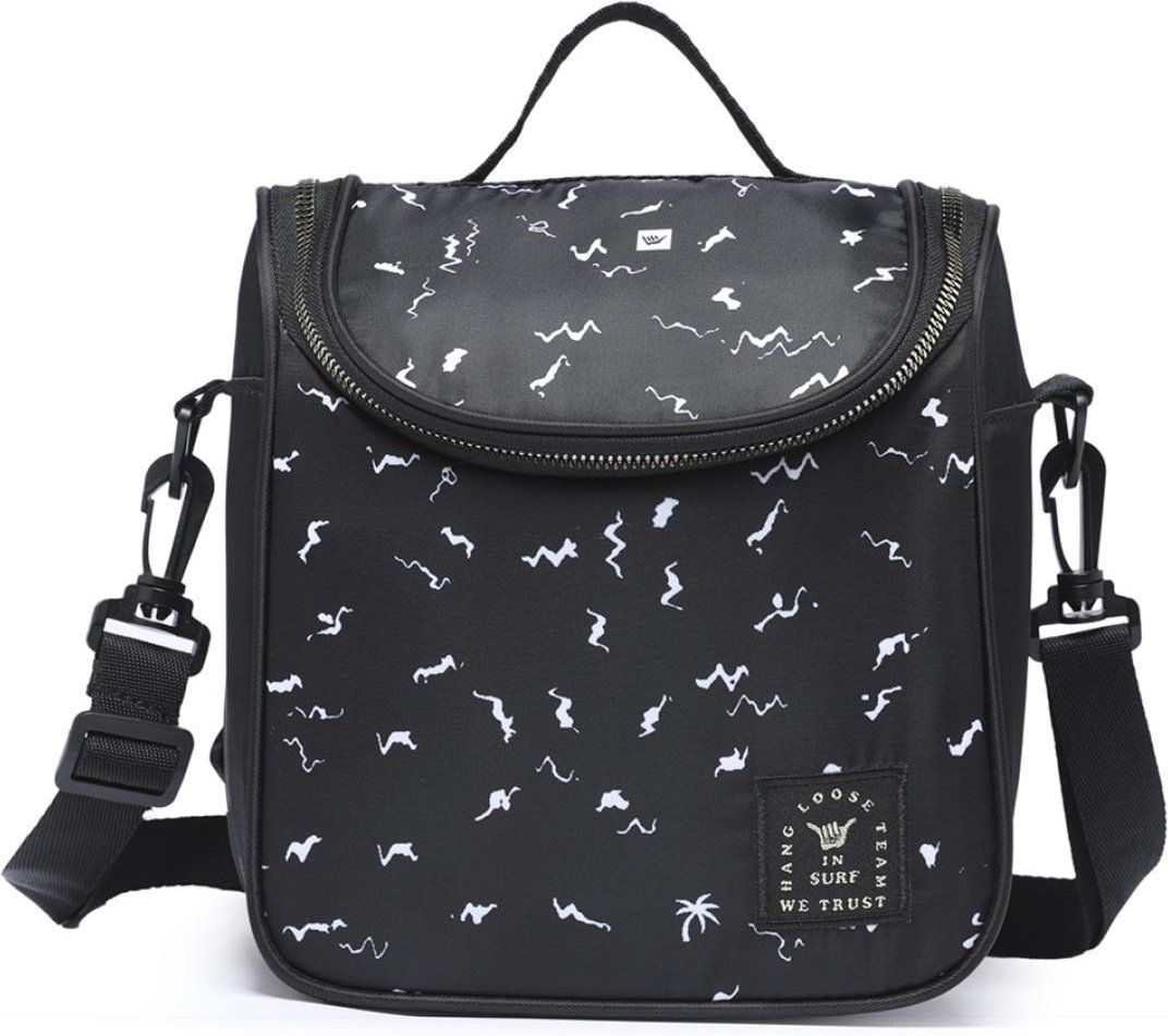 Imagem principal Lancheira Tiracolo hang Loose Bolsa térmica fitness preto Hang Loose preto