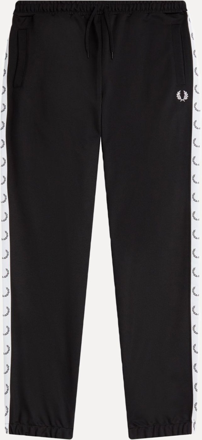 Imagem principal Calça Fred Perry Masculina Training Taped Track Preta preto Fred Perry preto