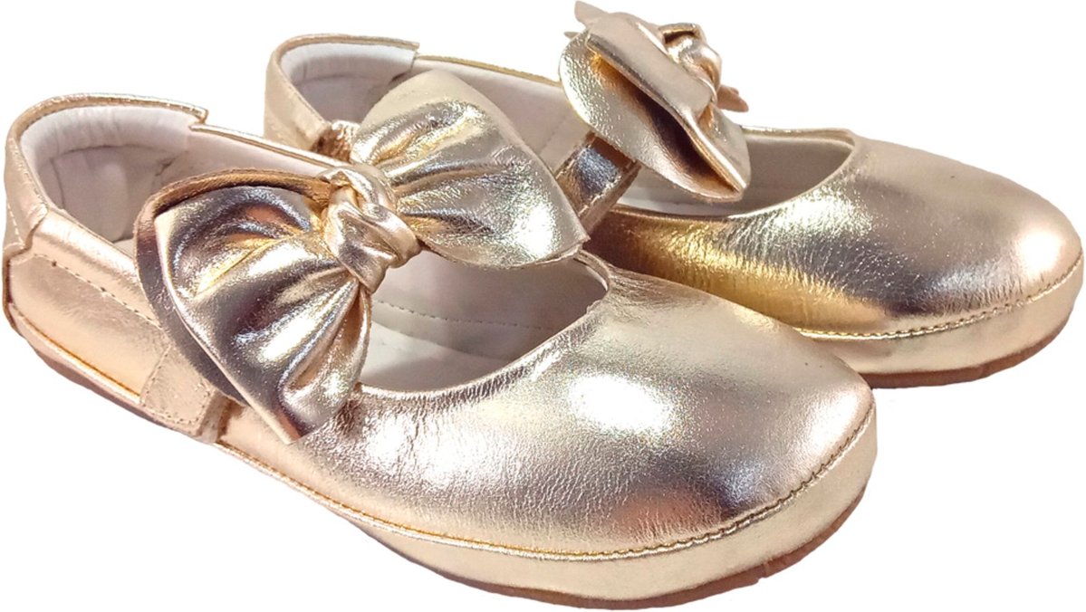 Imagem principal Infantil - Sapatilha o Menina com Laço Boneca Couro Legítimo Kimey ouro velho Kimey ouro velho