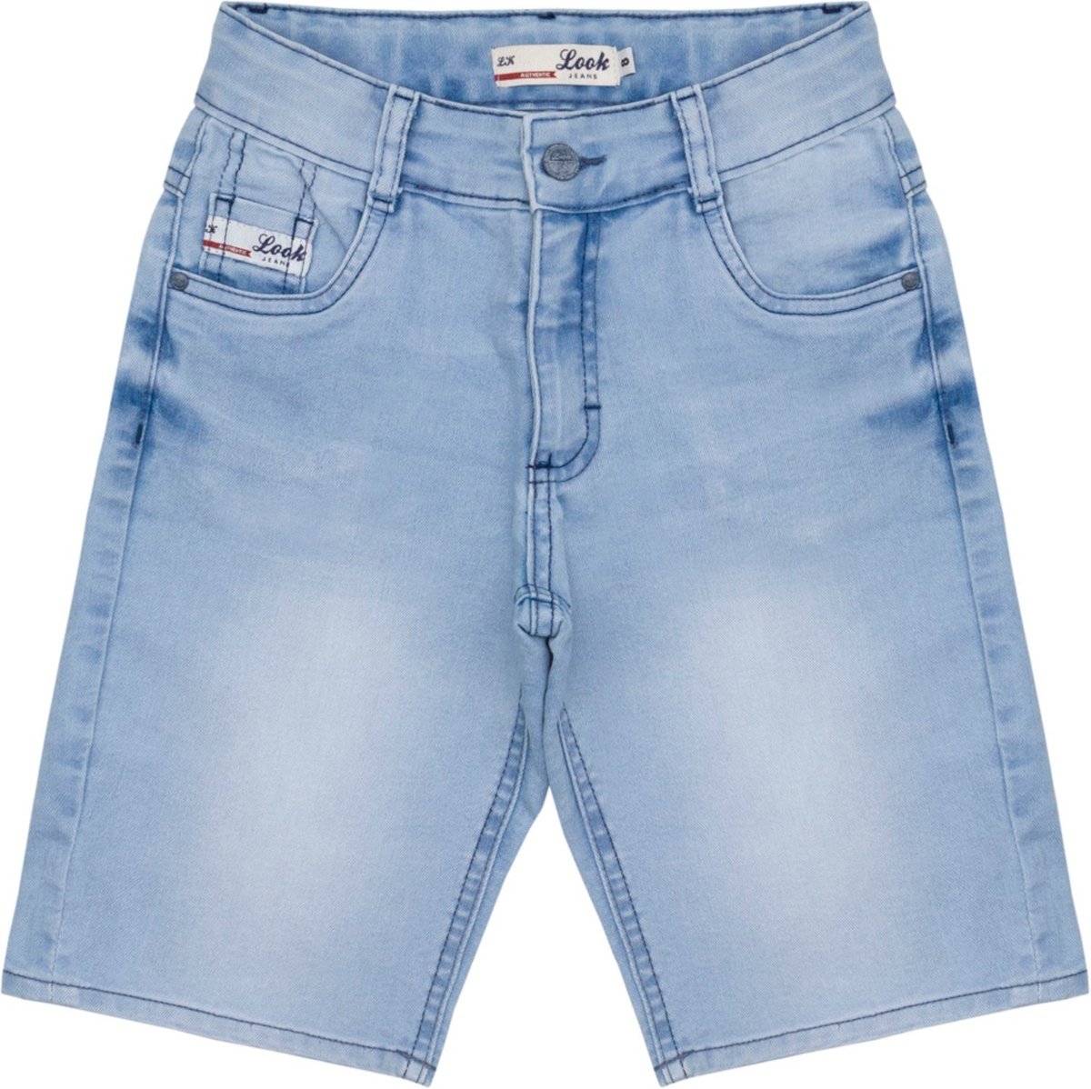 Imagem principal Infantil - Bermuda Juvenil Look Jeans Clear Jeans azul clear Look Jeans azul clear