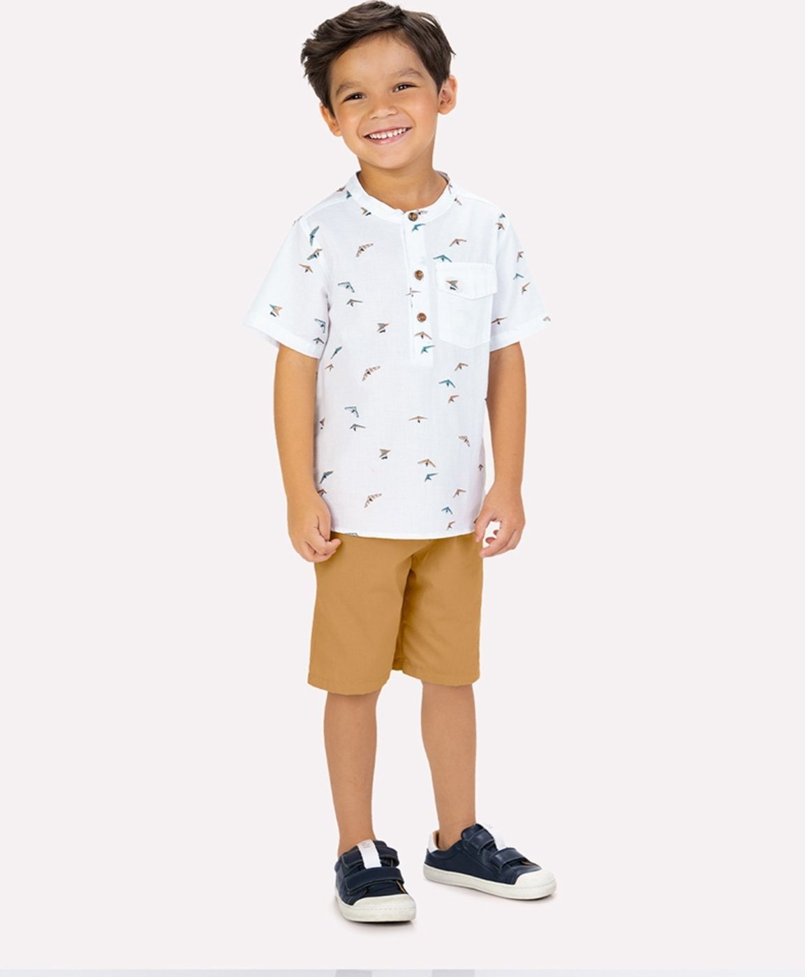 Imagem principal Infantil - Conjunto Menino Parapentes Milon branco Milon branco