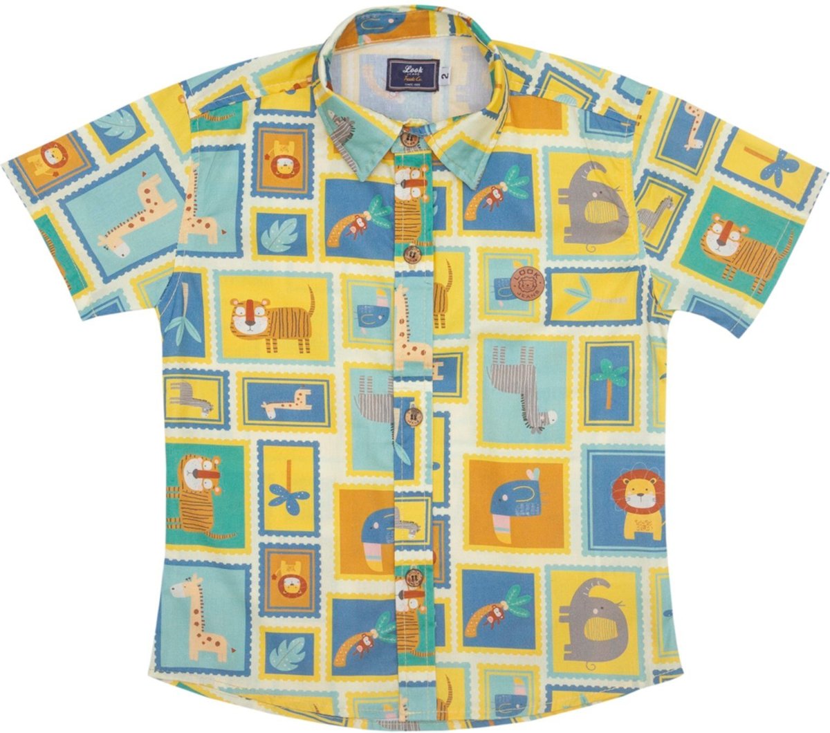 Imagem principal Infantil - Camisa Look Jeans Estampada amarelo Look Jeans amarelo