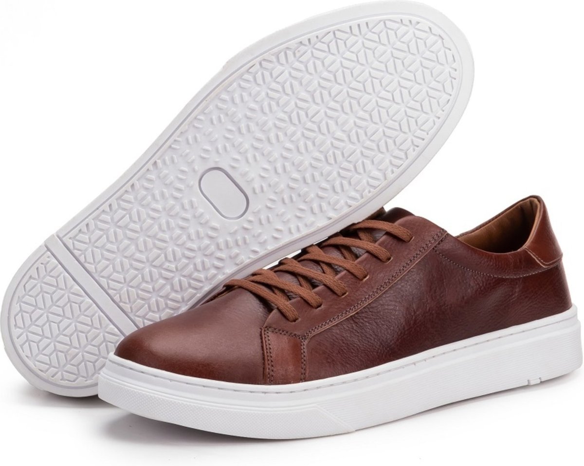 Tênis Casual Masculino em Couro Polo Urban