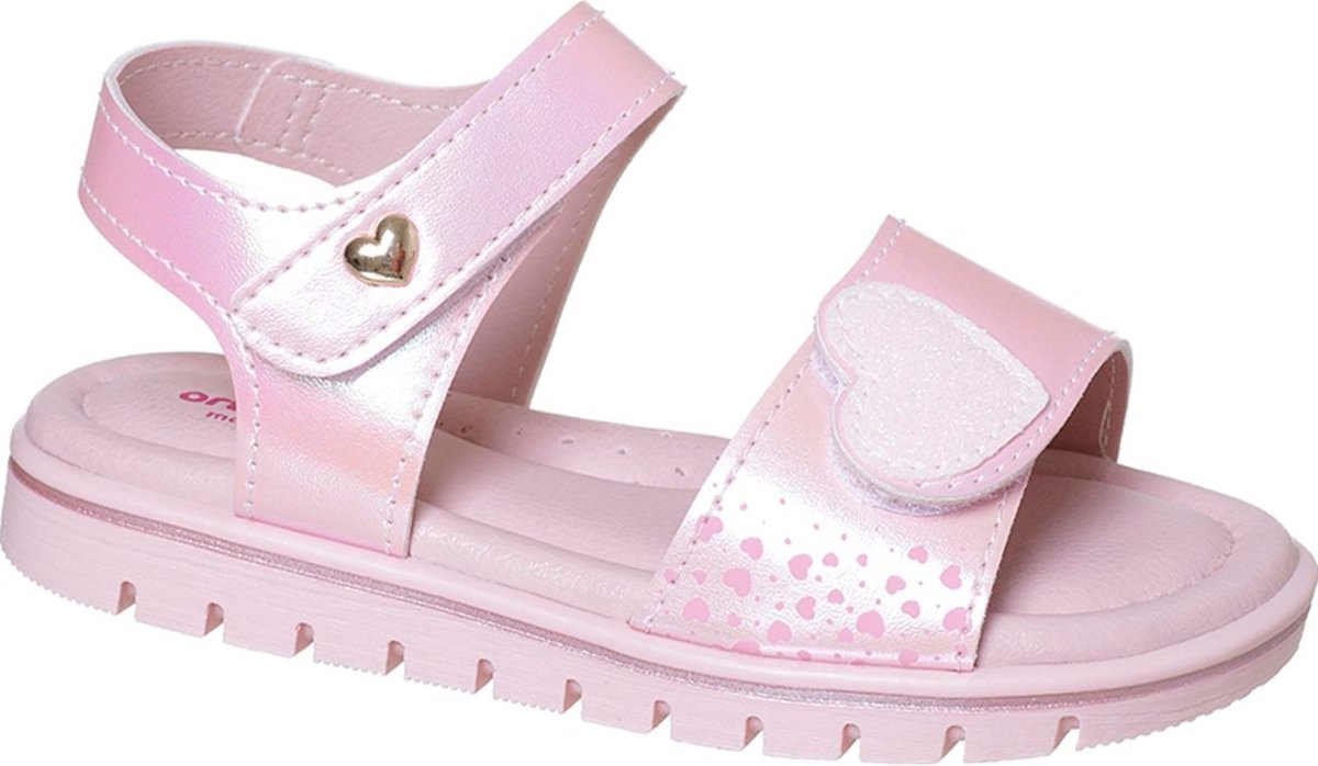 Infantil - Sandália Ortopasso Cinderela Menina Coração Conforto Moda Fashion Bonita