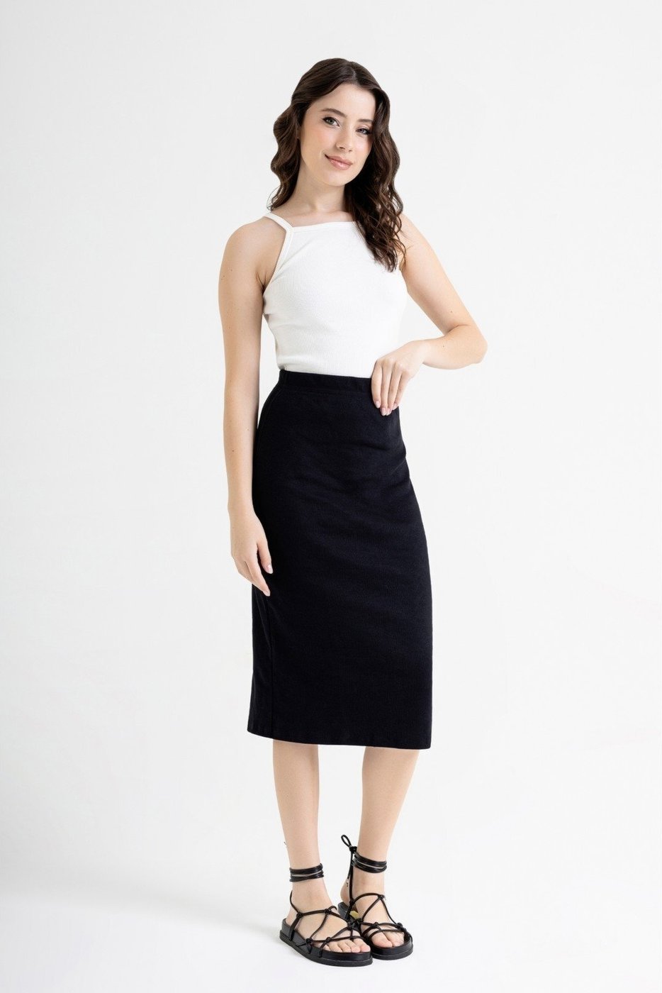 Imagem principal Regata Feminina Básica em Ribana Just Basic Off-White off-white white JUST BASIC off-white white