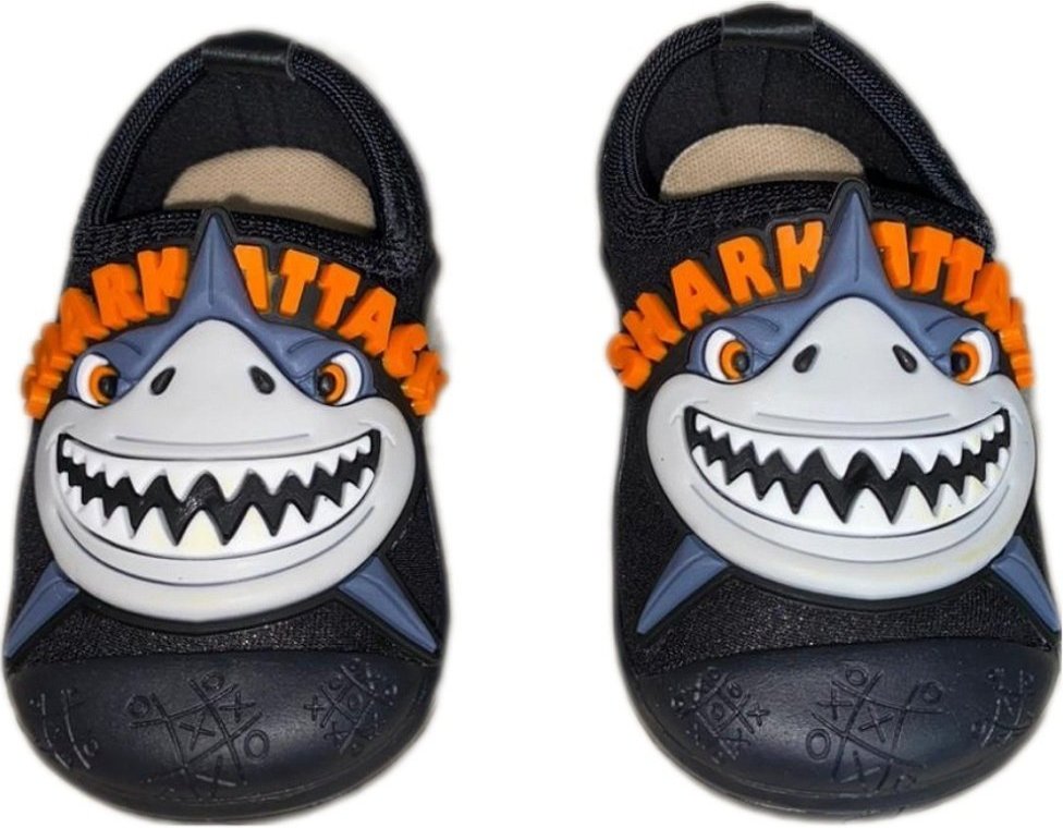 Imagem principal Infantil - tênis Solzim calce fácil Tubarão preto Solzim preto
