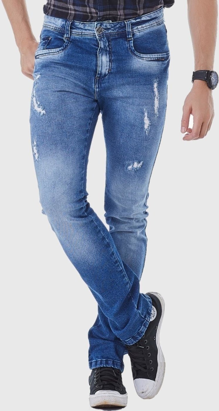 Calça Jeans HNO Jeans Skinny Destroyed