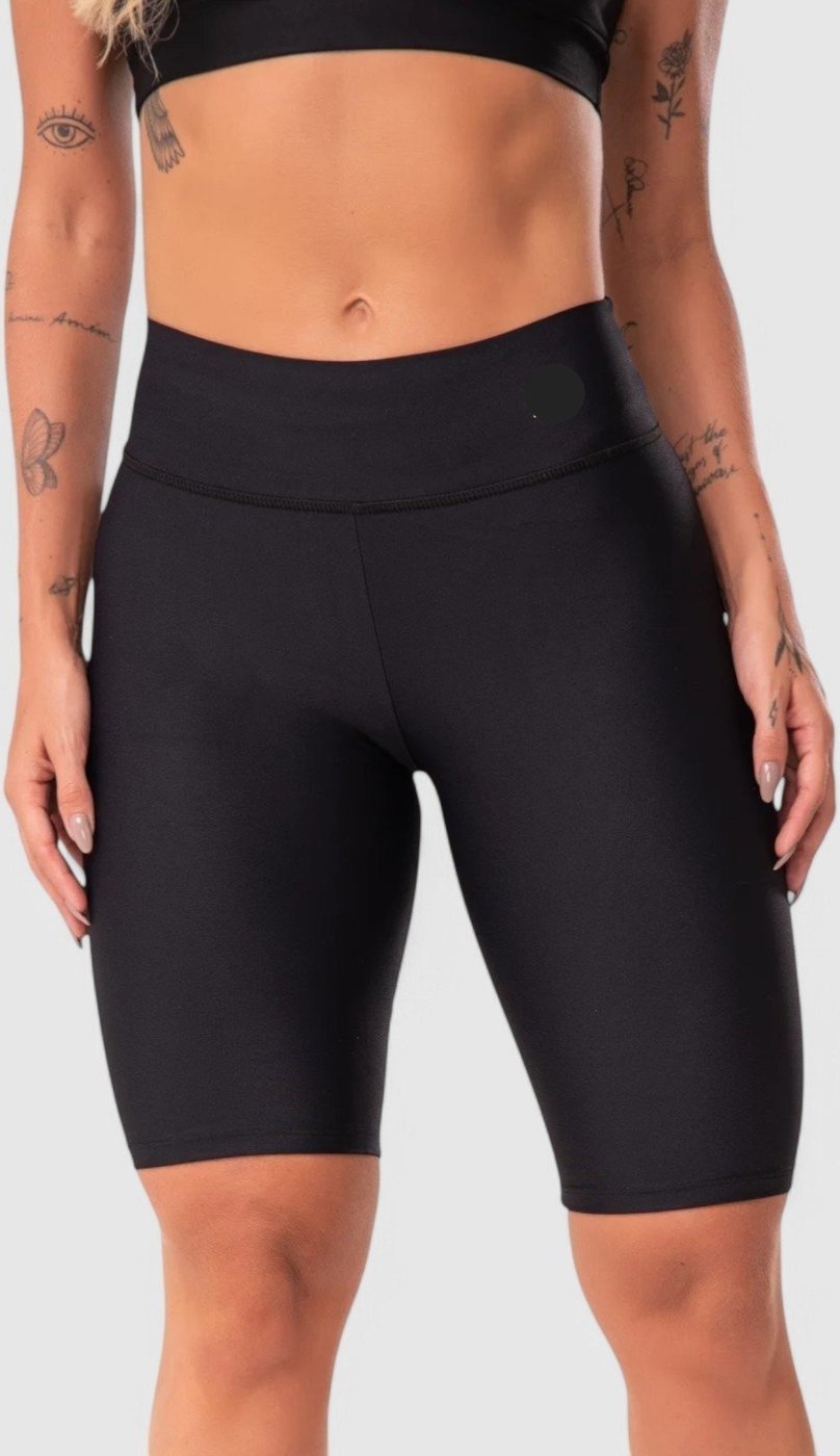 Imagem principal Bermuda D Bell Outlet Fashion Cós Alto Esportiva Fitness Premium Preta preto D BELL OUTLET FASHION preto