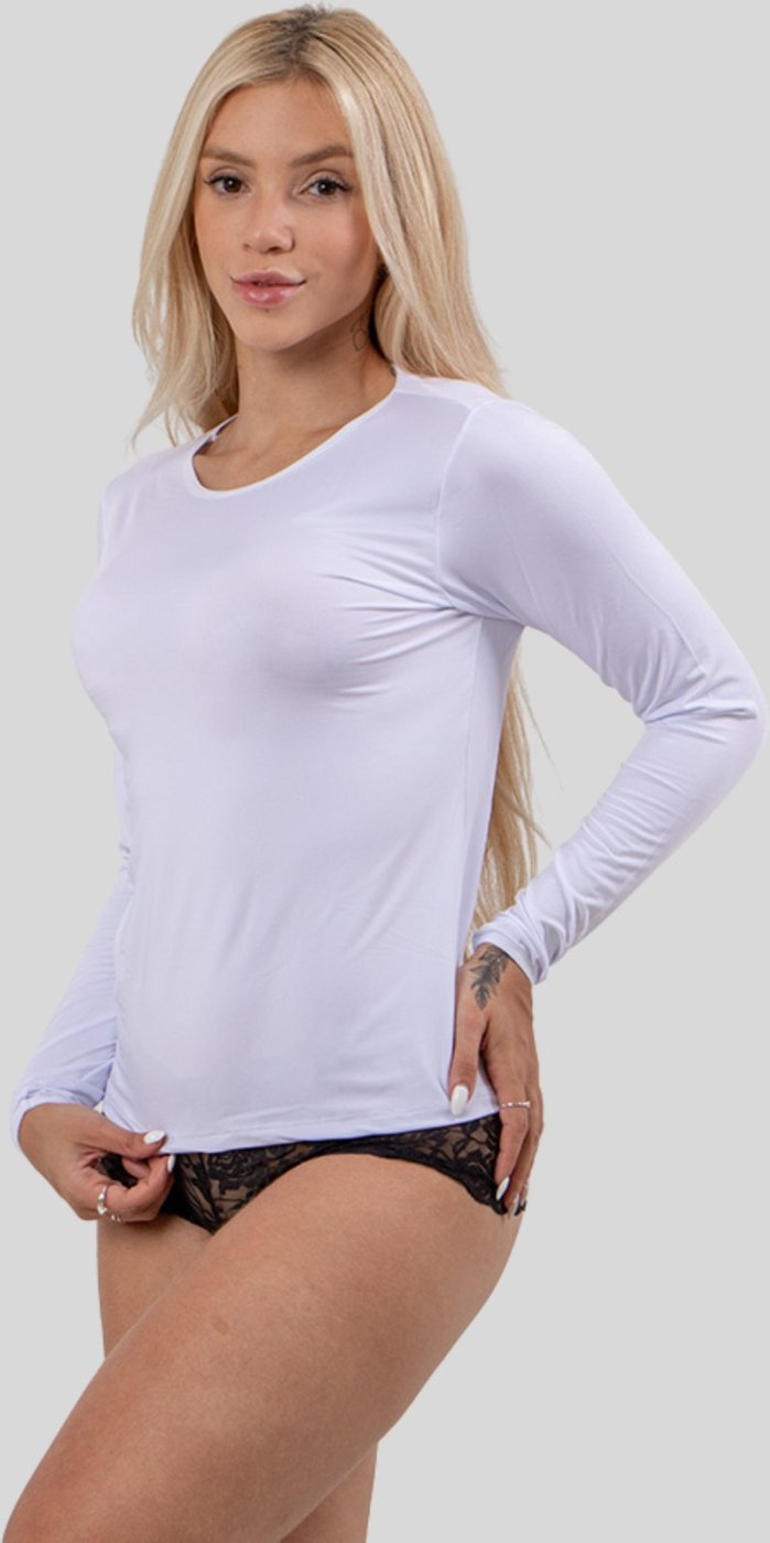 Imagem principal Blusa Manga Longa Segunda Pele Inverno Básica Camisa Anágua Rioutlet preto Rioutlet preto