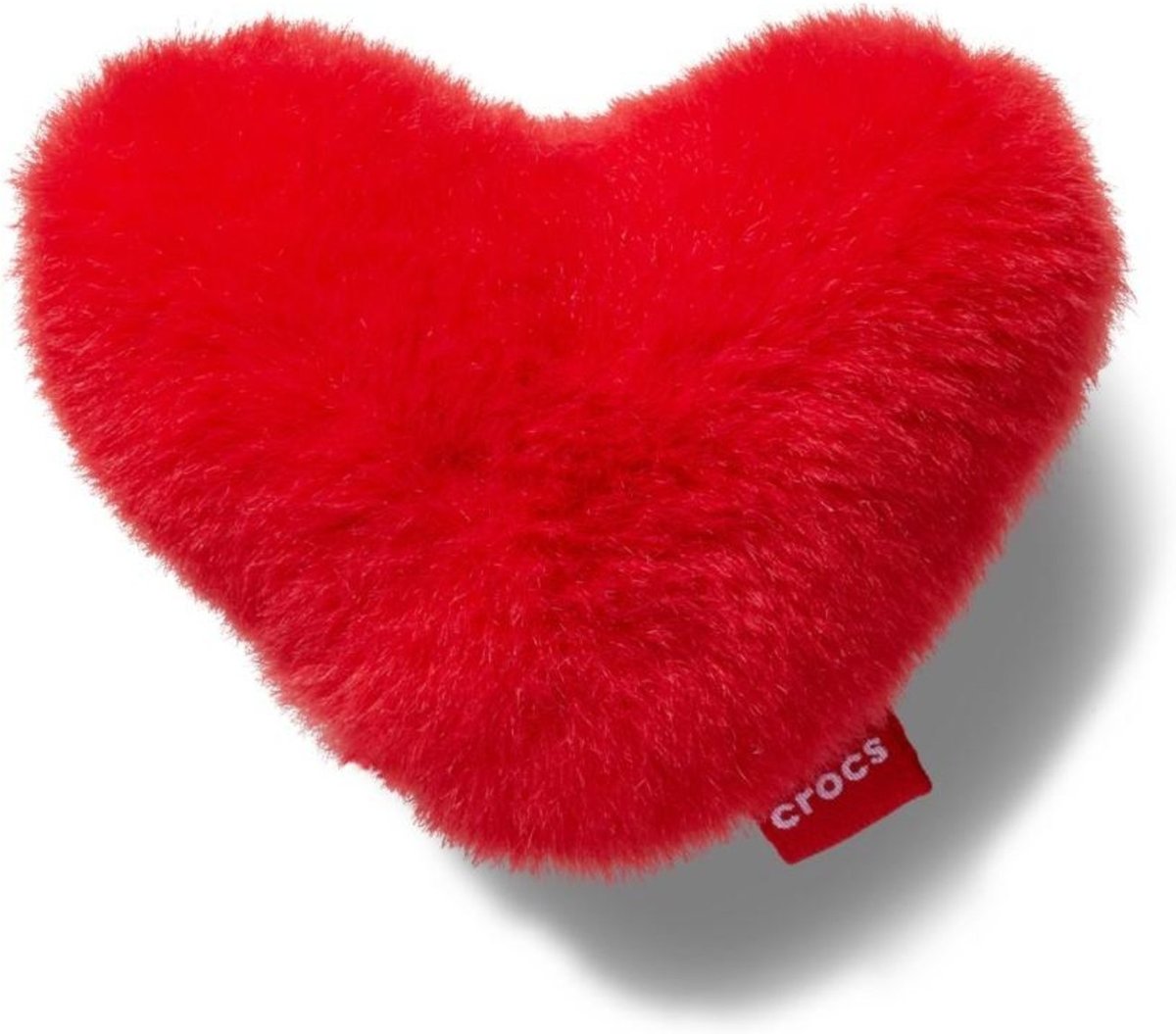 Infantil - Jibbitz™ Coração Vermelho de Pelúcia