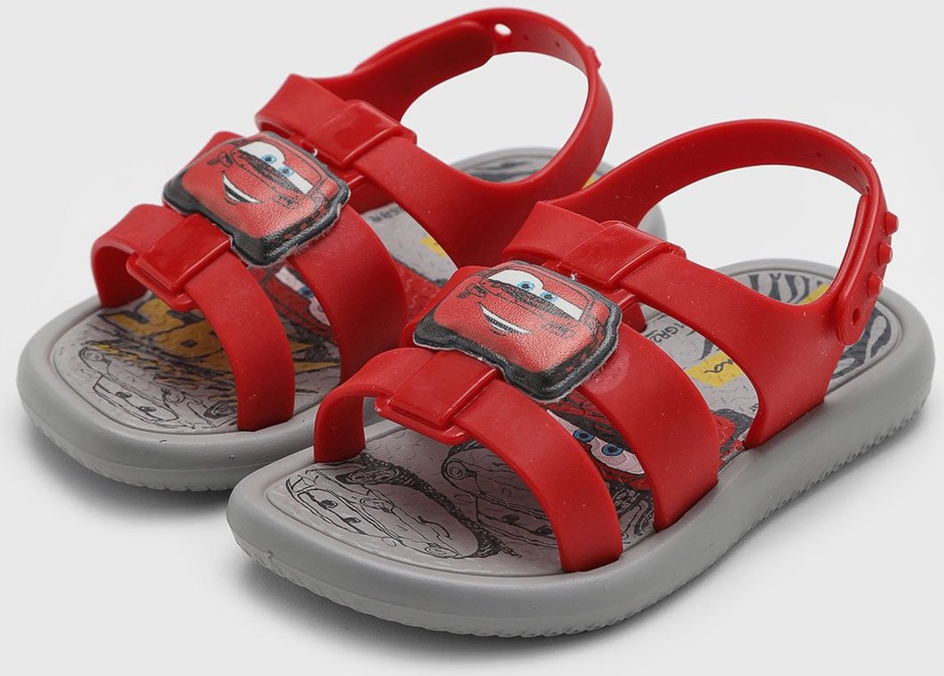 Infantil - Sandália Ipanema Disney Cut Vermelha