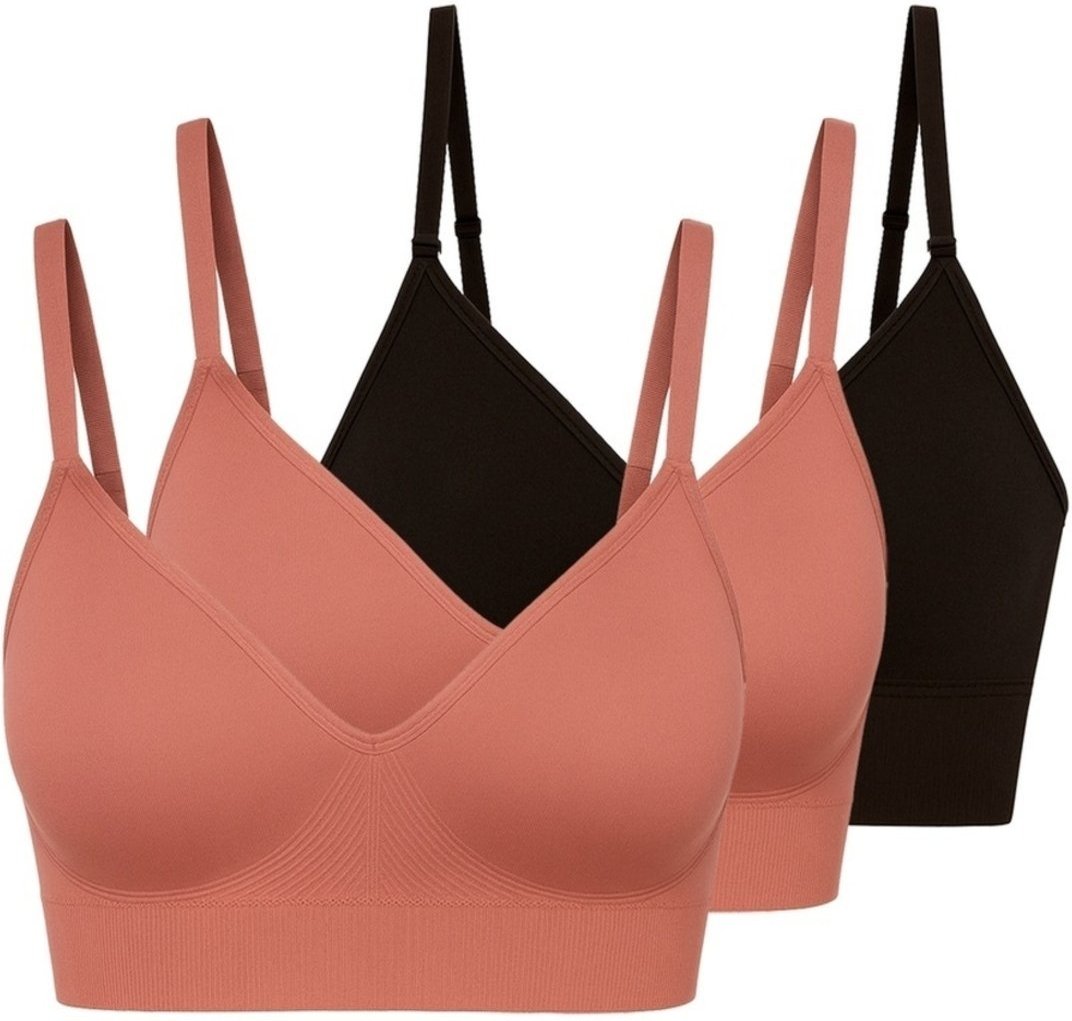 Imagem principal Kit com 3 Sutiãs sem Aro com Bojo Liz 51302 preto Liz preto