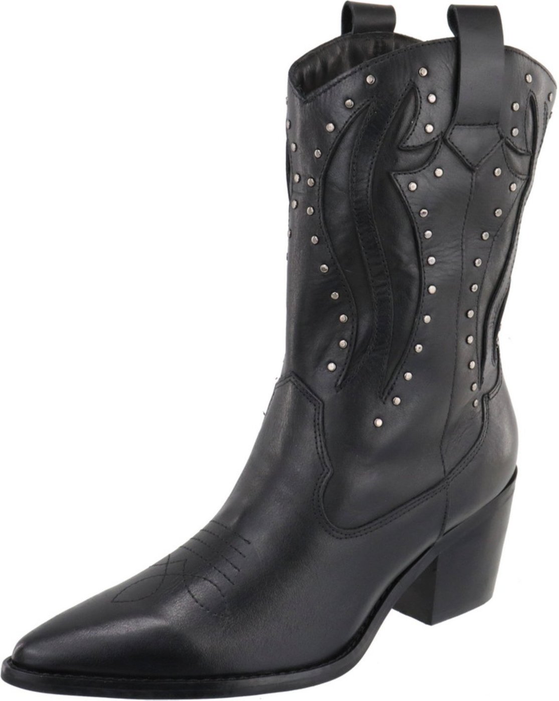 Imagem principal Bota Texana Country Western Cravo em Couro Feminina Maria Paula preto preto