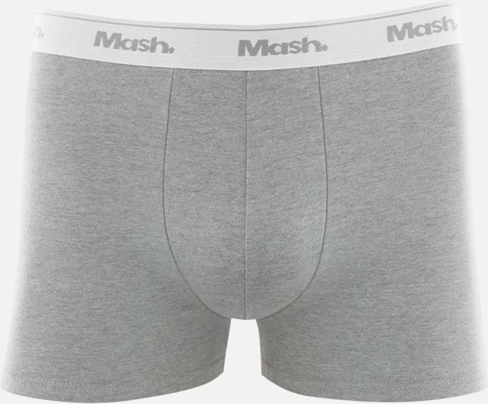 Imagem principal Cueca Mash Boxer Cotton Basic Mescla Clara cinza MASH cinza