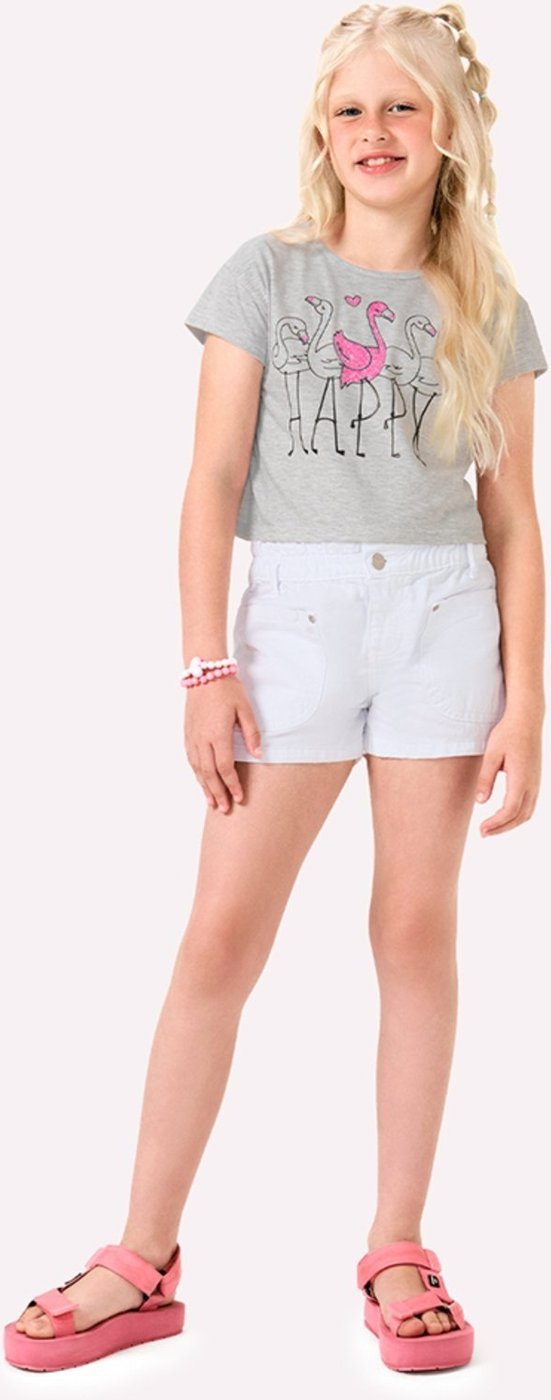 Imagem principal Infantil - Blusa Menina Flamingos Kyly rosa Kyly rosa