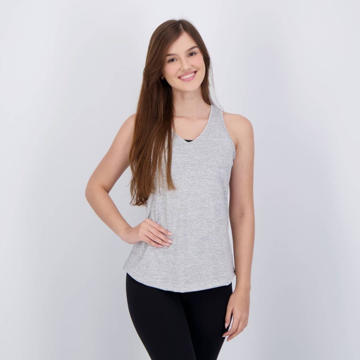 Regata Area Serena Feminina Mescla Branca