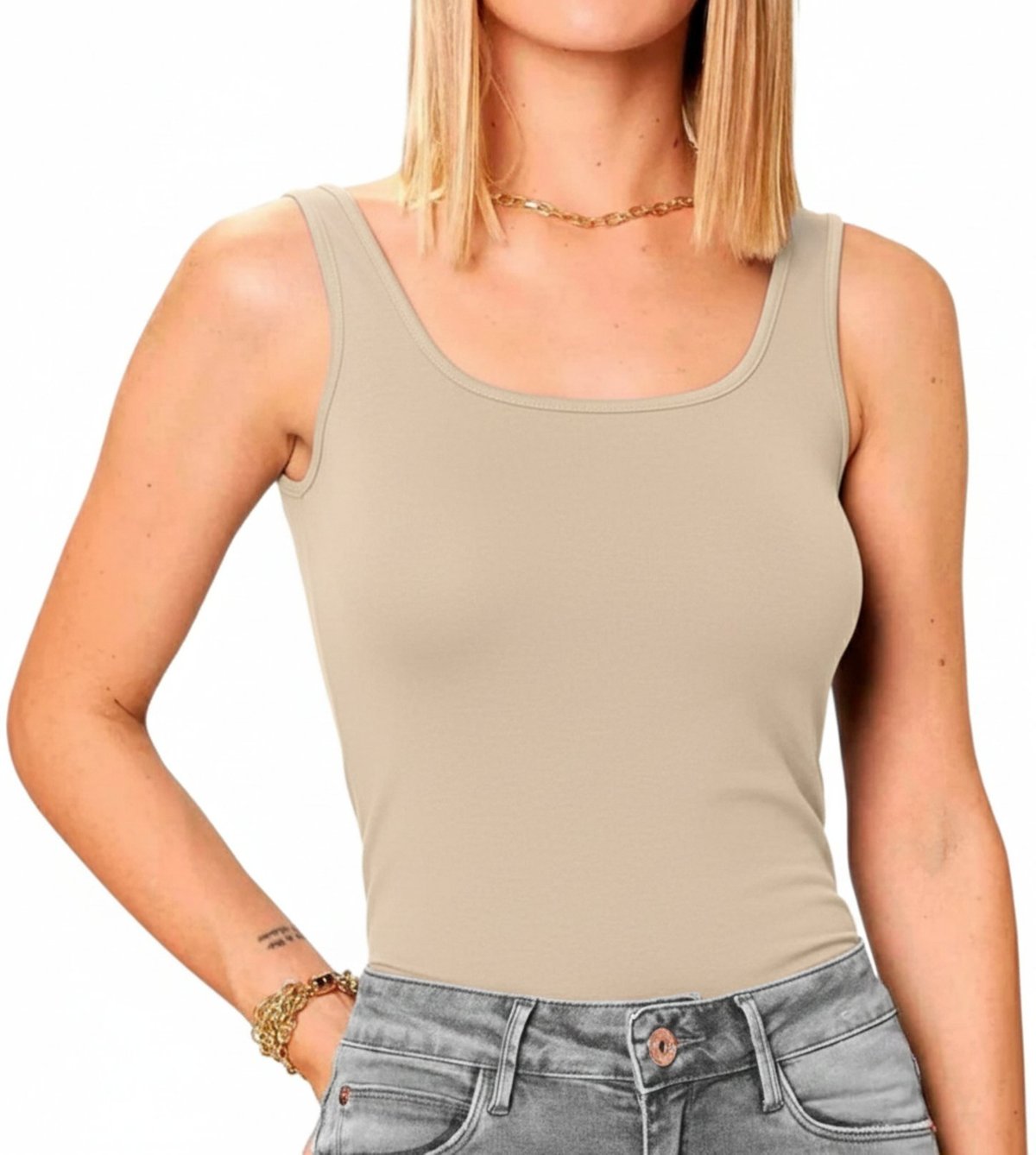 Imagem principal Regata Feminina Segunda Pele Anágua QLC SPORT preto QLC SPORT preto