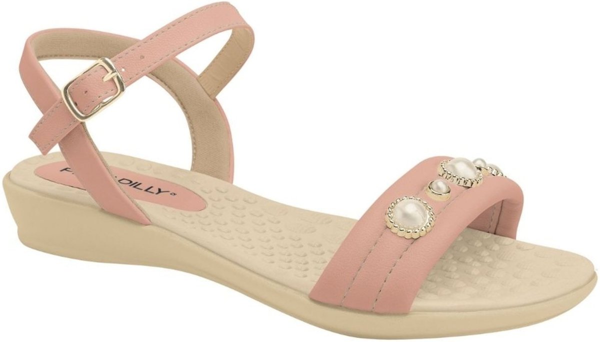 Imagem principal Sandália Feminina Anabela Iogurte Piccadilly 50 rosa rosa