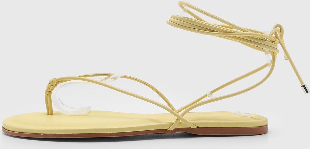 Rasteira Feminina Santa Lolla Amarração Amarela