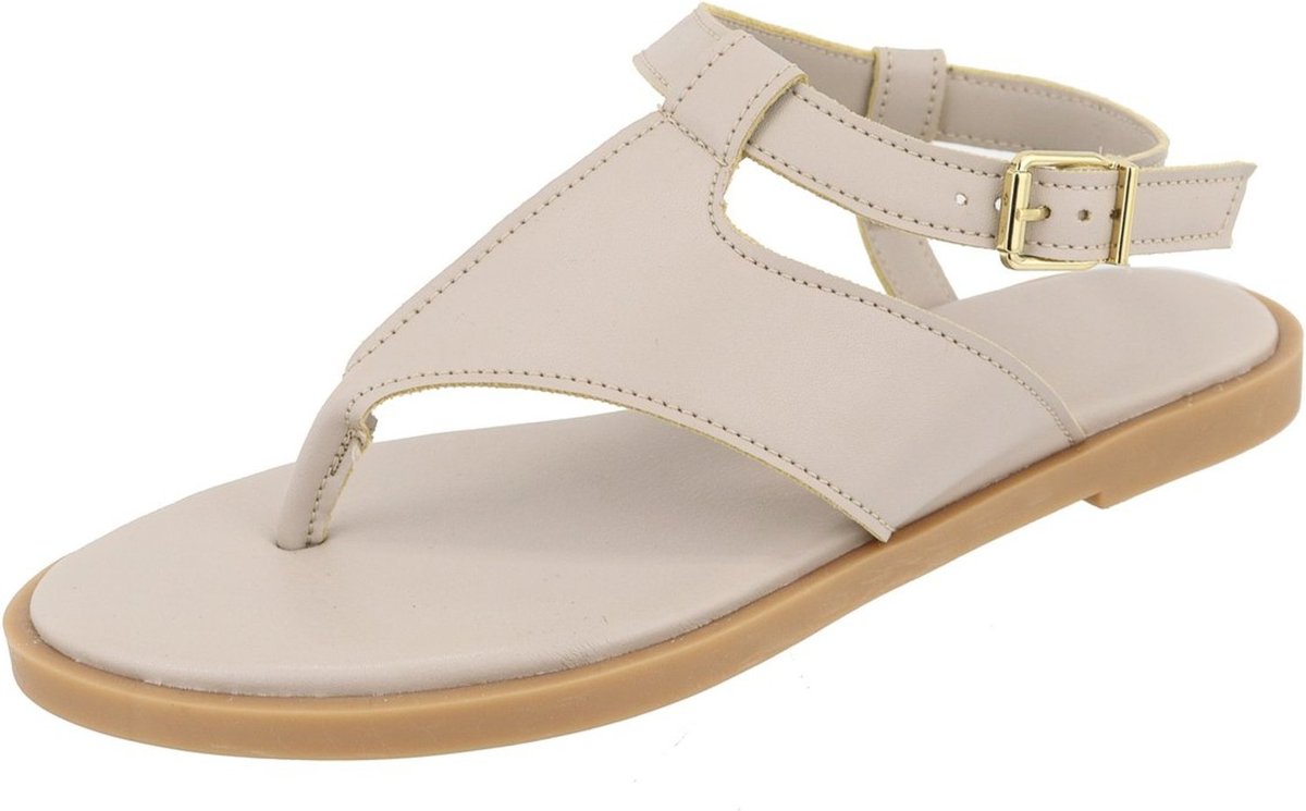 Rasteira Sandália Feminina Dedo Lançamento Nude