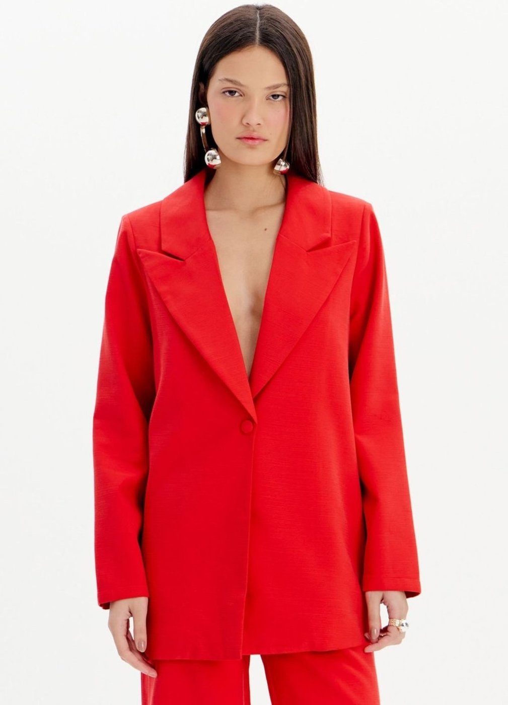 Blazer Alfaiataria Alongado