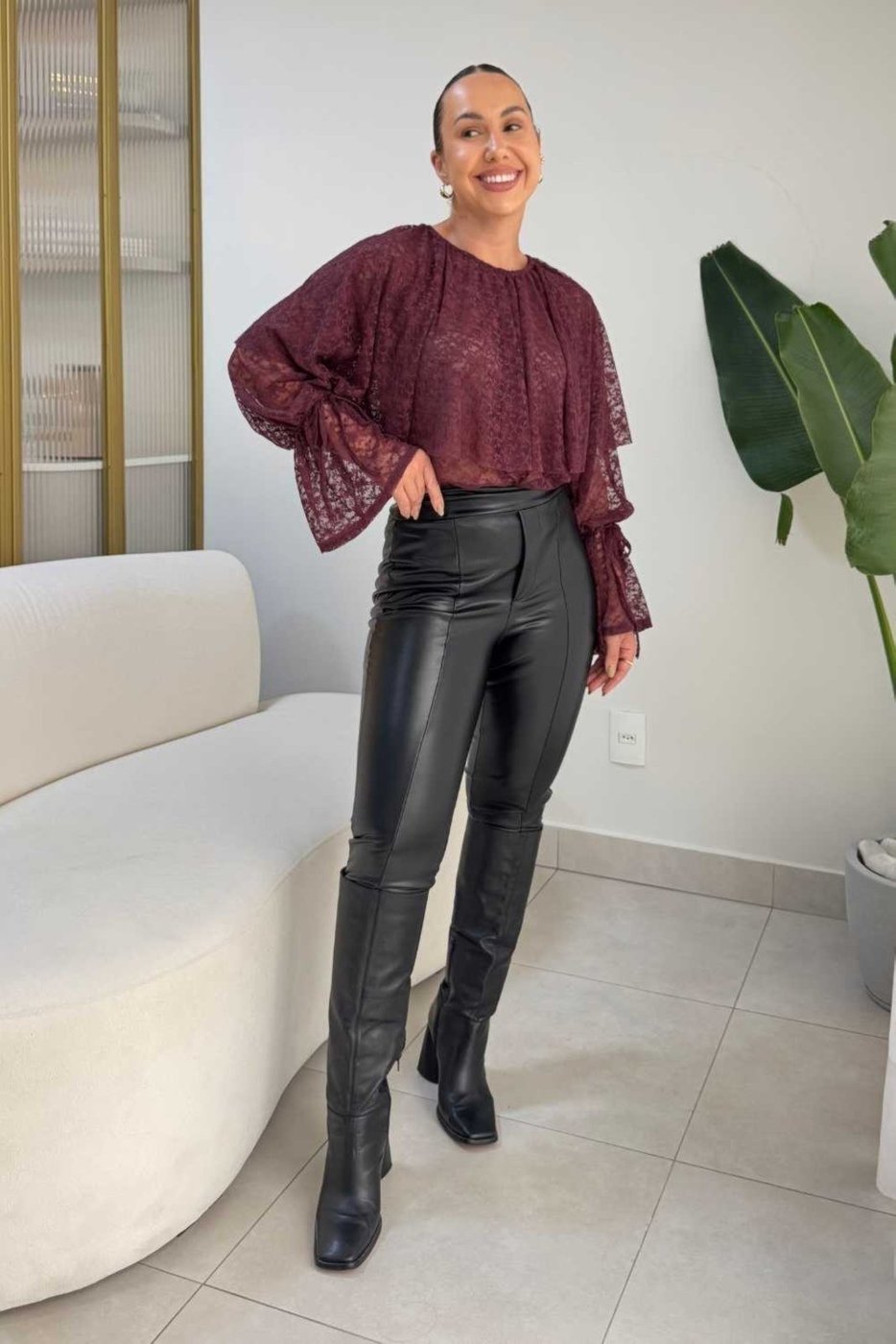 Imagem principal Blusa Vanibele Renda nude Vanibele nude