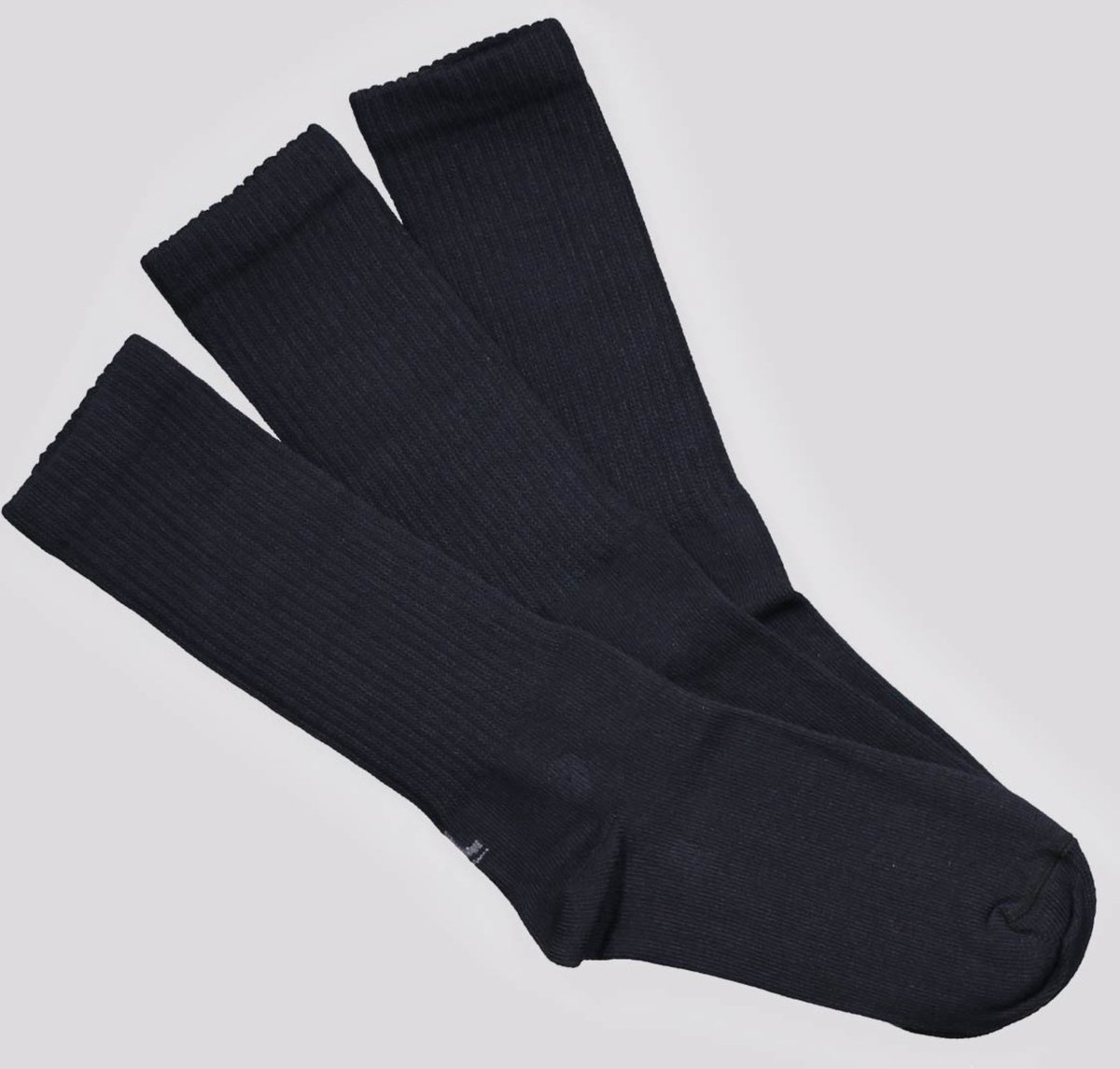 Kit Meia Lupo Sport Walk Cano Longo 3 Pares Preta