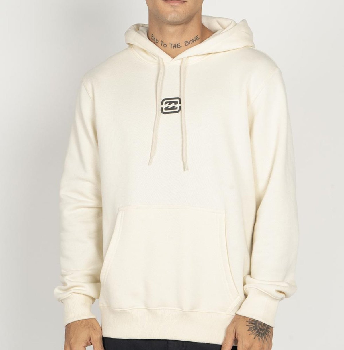 Imagem principal Moletom Billabong Canguru Bracket Wave WT25 Off White off-white white Billabong off-white white