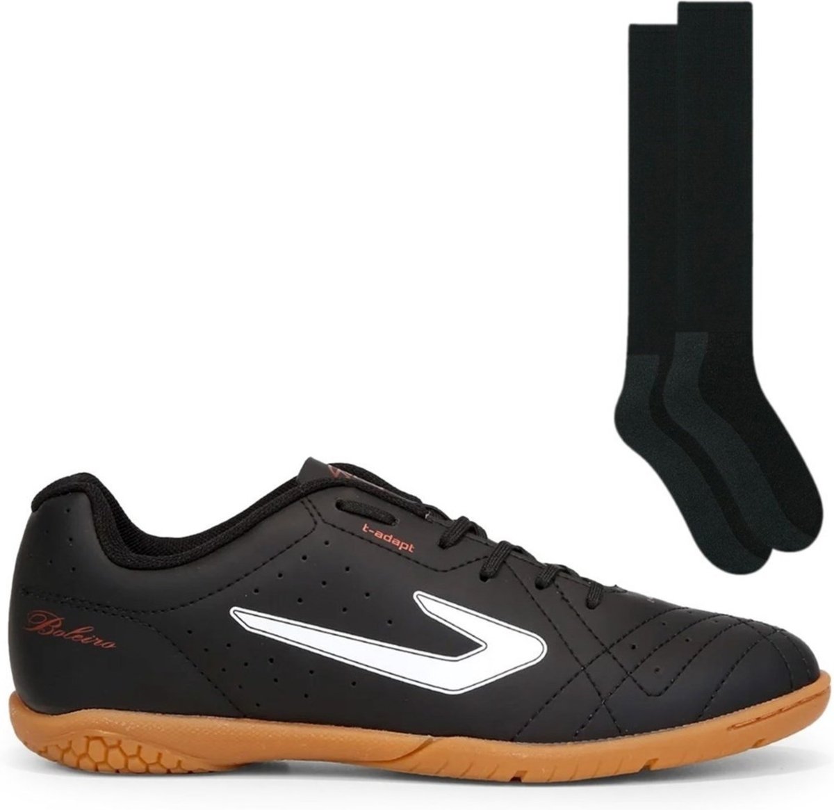 Imagem principal Chuteira Futsal Topper Boleiro V + Meião Color Sports de Futebol preto Topper preto