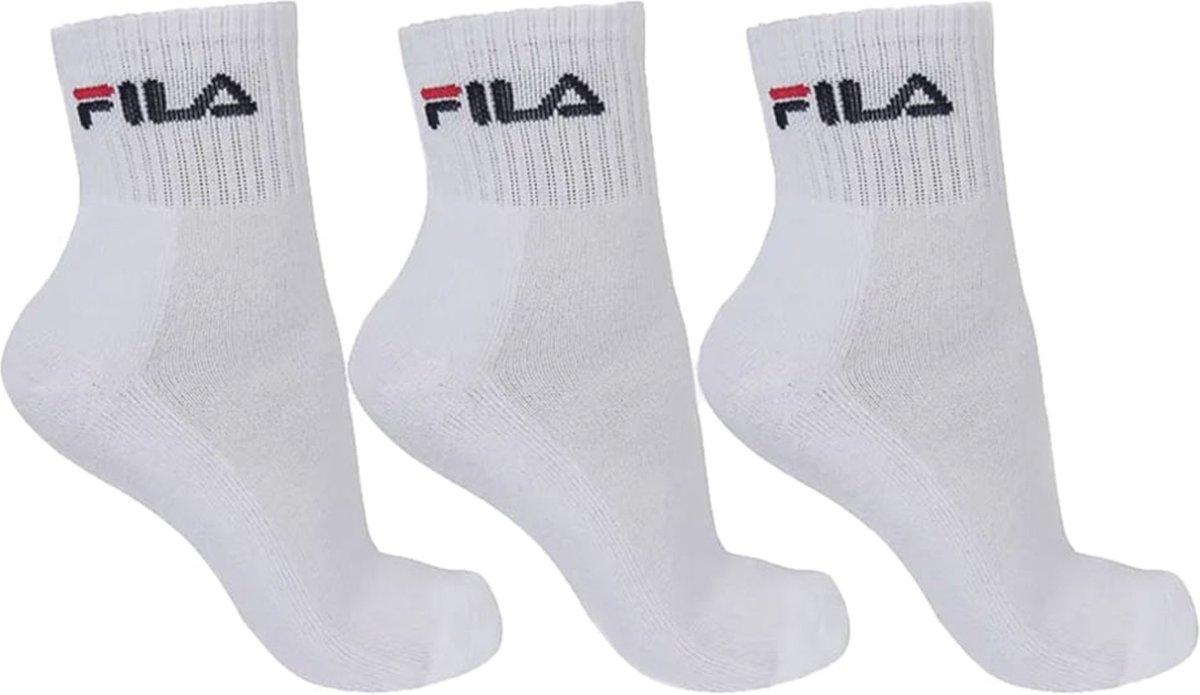 Kit c/ 3 Meias Unissex Fila Tripack Cano Médio