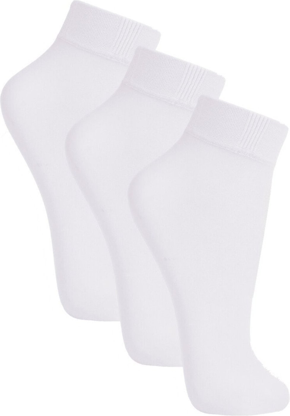 Kit com 3 Meias Soquete Fio 20 Loba