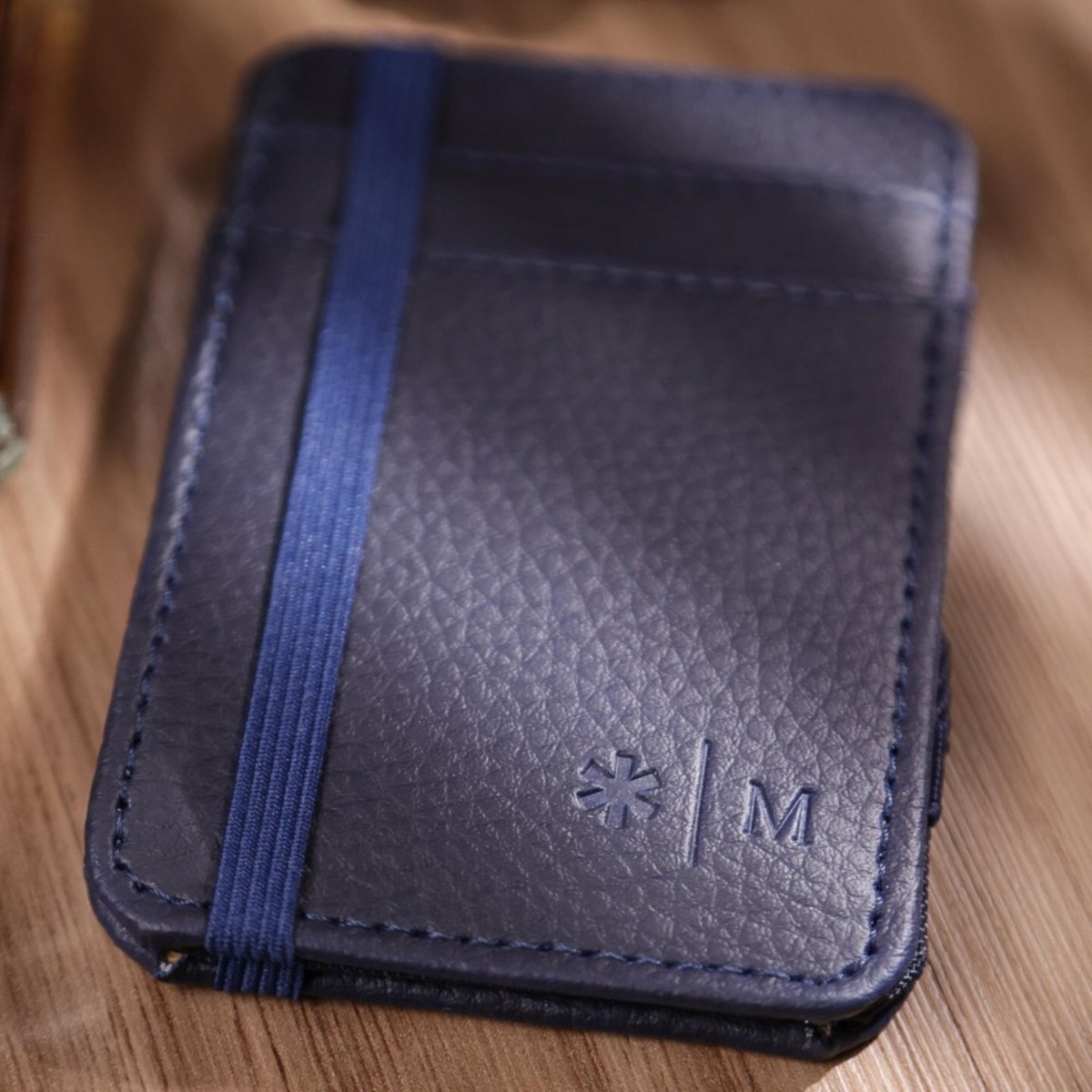 Imagem principal Carteira magica Maktub Porta Cartão,cnh,cédulas,cartões MAKTUB STYLE azul marinho MAKTUB STYLE azul marinho