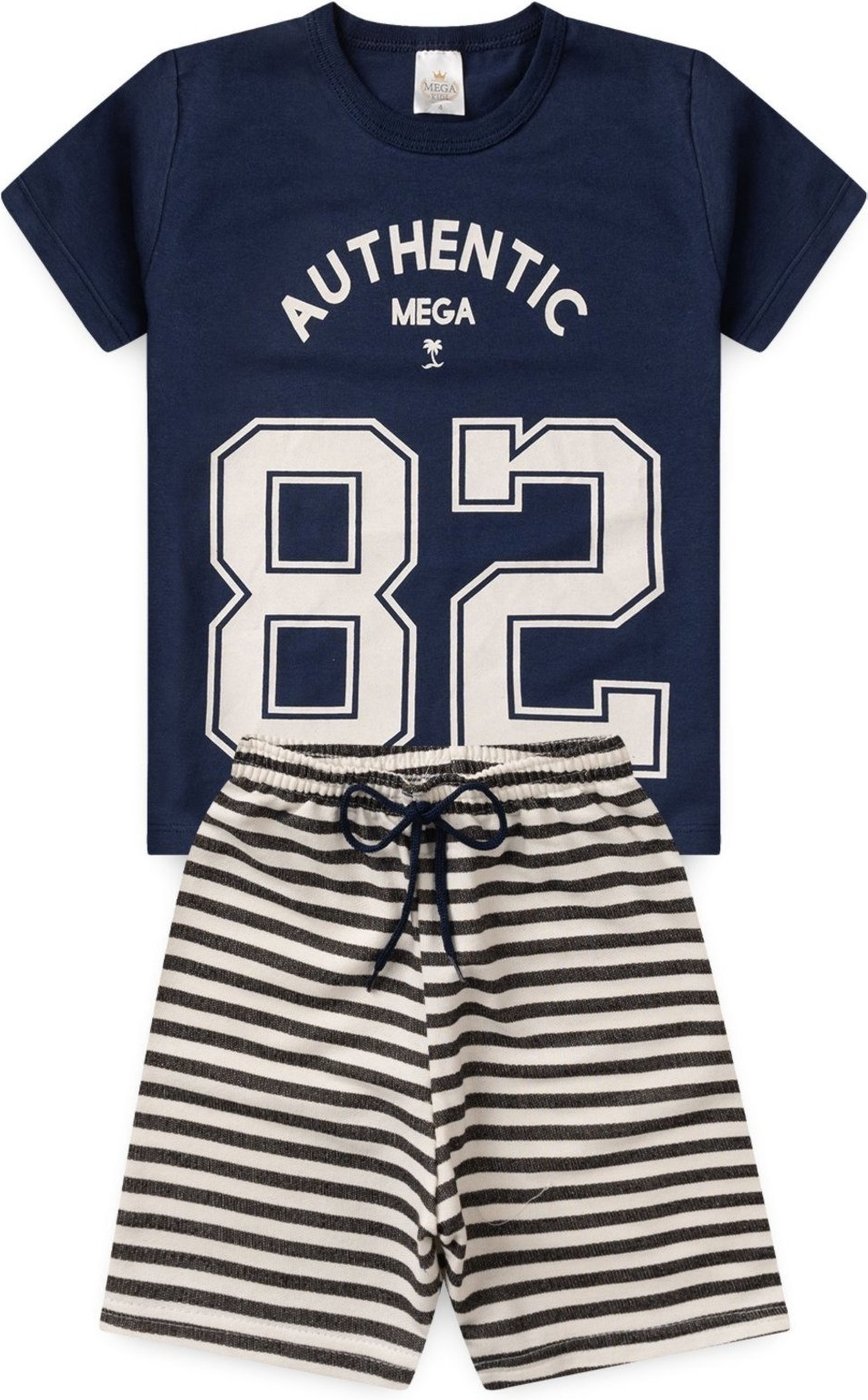 Imagem principal Infantil - Conjunto Verão Masculino Authentic - Marinho Mega Kids unico Mega Kids unico