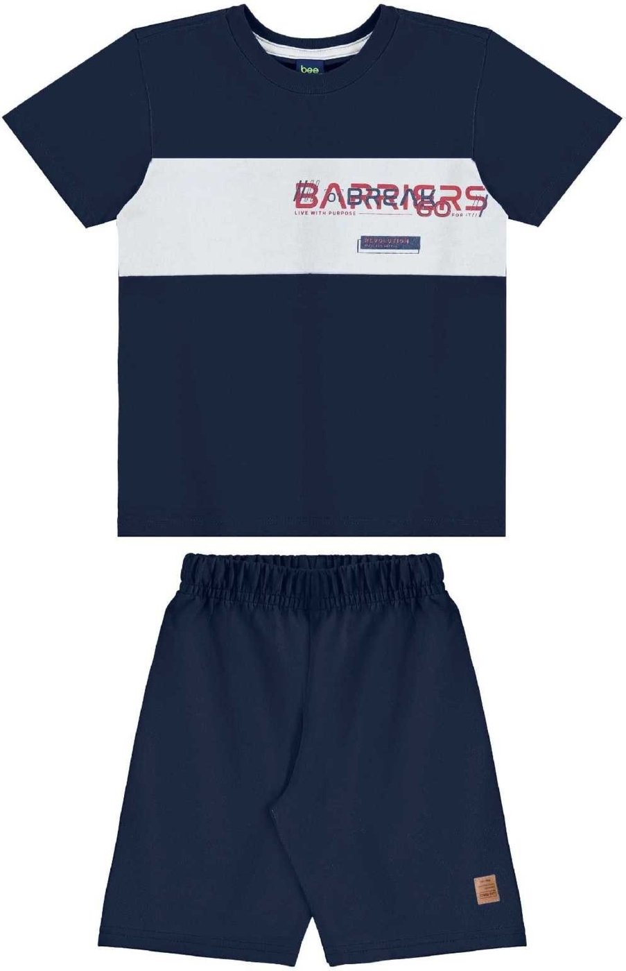 Imagem principal Infantil - Conjunto Camiseta e Bermuda Bee Loop laranja Bee Loop laranja