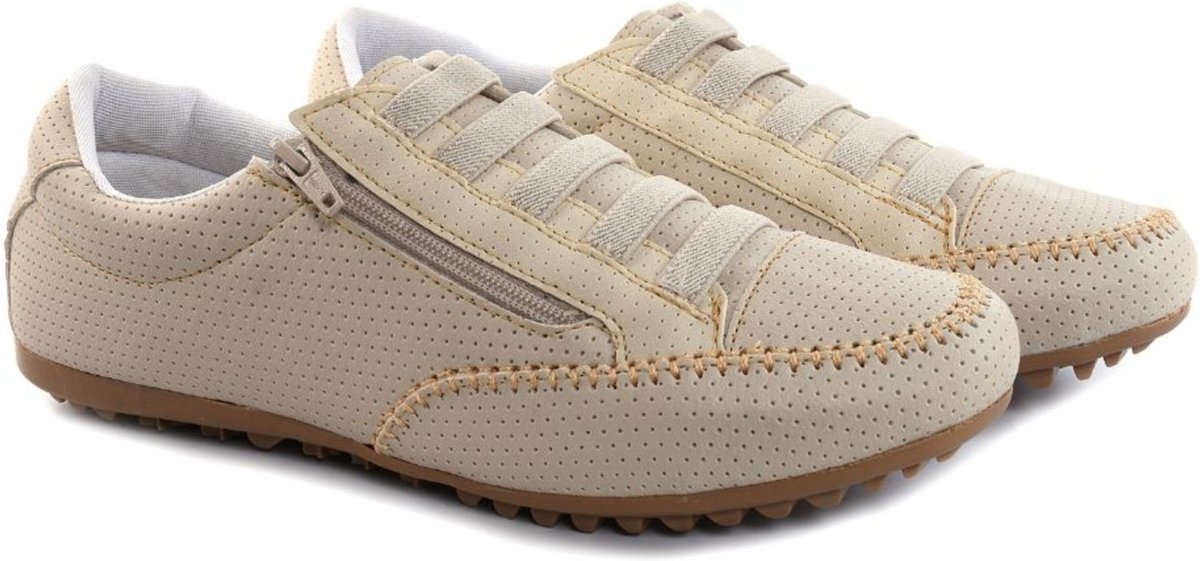 Sapatênis Tênis Feminino Leve Cor Zíper Lateral