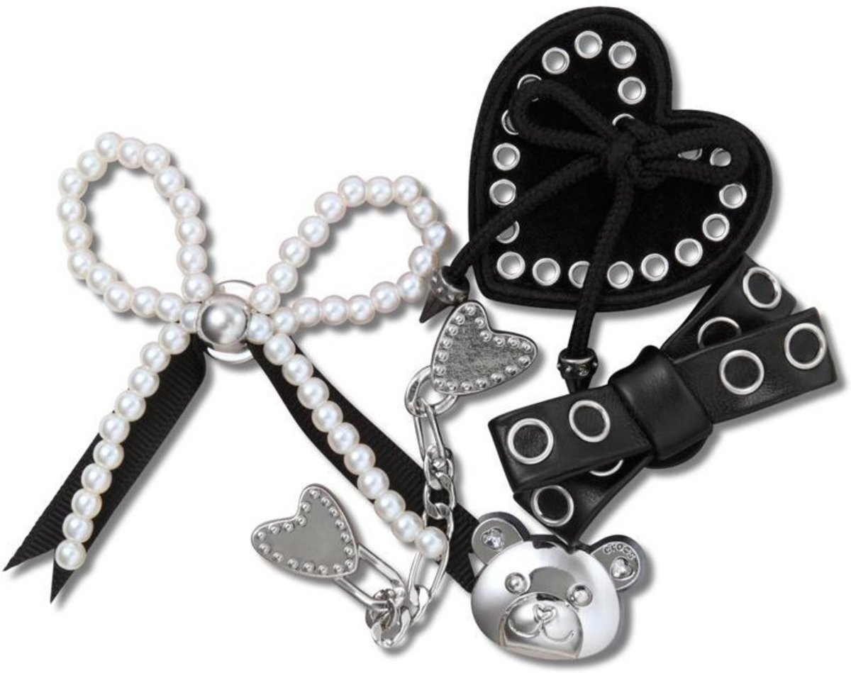 Infantil - Jibbitz™ Indie Luxo Prata Pack Com 5 Peças