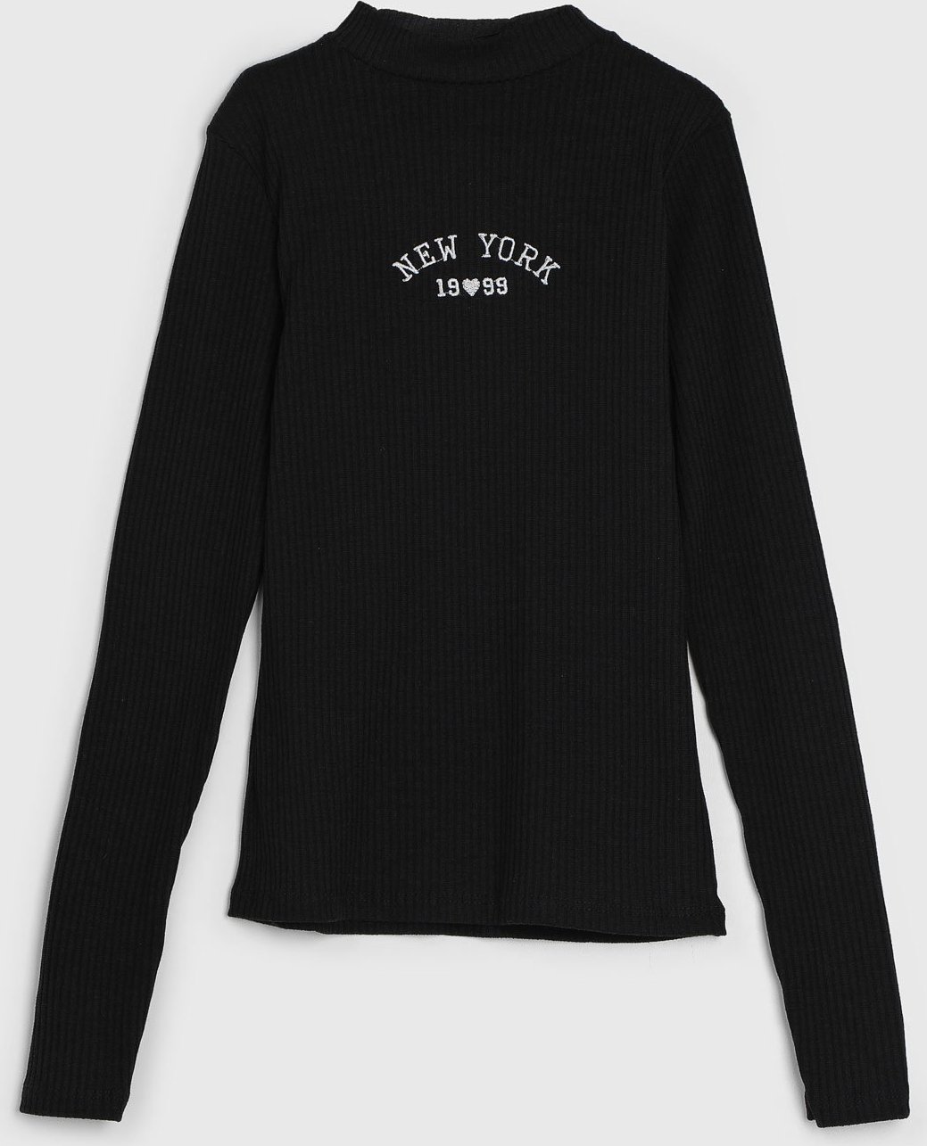 Imagem principal Infantil - Blusa Manga Longa Brandili Canelada Preta preto Brandili preto