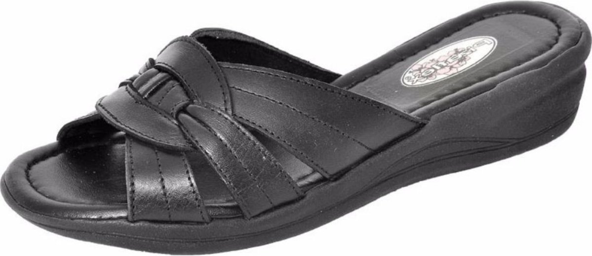 Sandália Conforto Tamanco Ortopédico em Couro 285