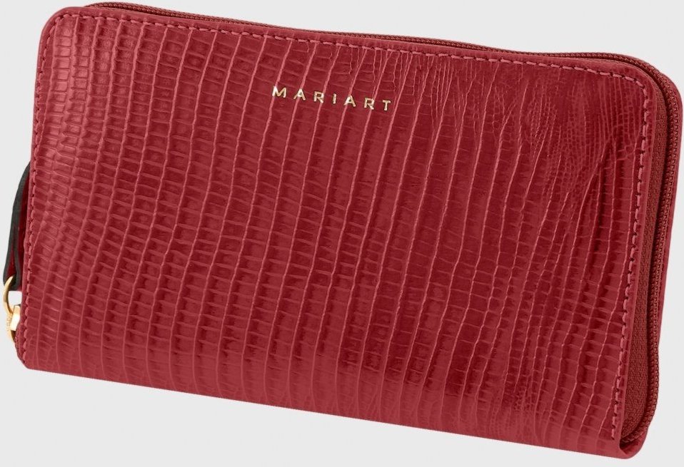 Imagem principal Carteira Couro Mariart Zíper 121N Vermelha vermelho Mariart vermelho