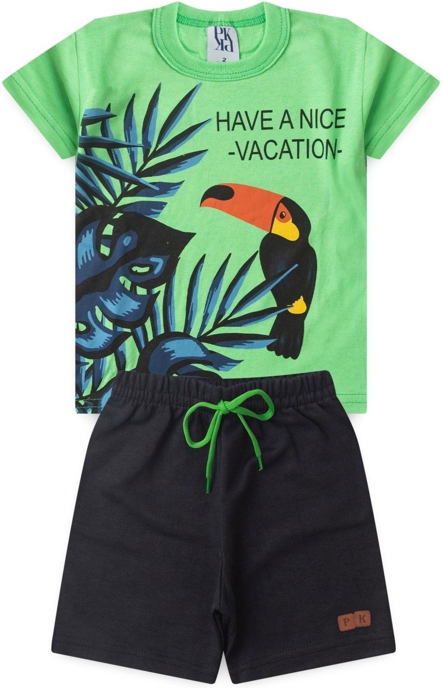 Imagem principal Infantil - Conjunto Platinum Vacation PLATINUM KIDS verde PLATINUM KIDS verde