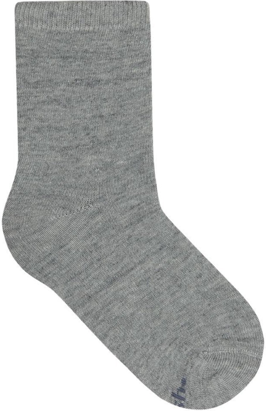 Imagem principal Meia Soquete Mash Lisa Algodão Punho mescla claro cinza MASH cinza