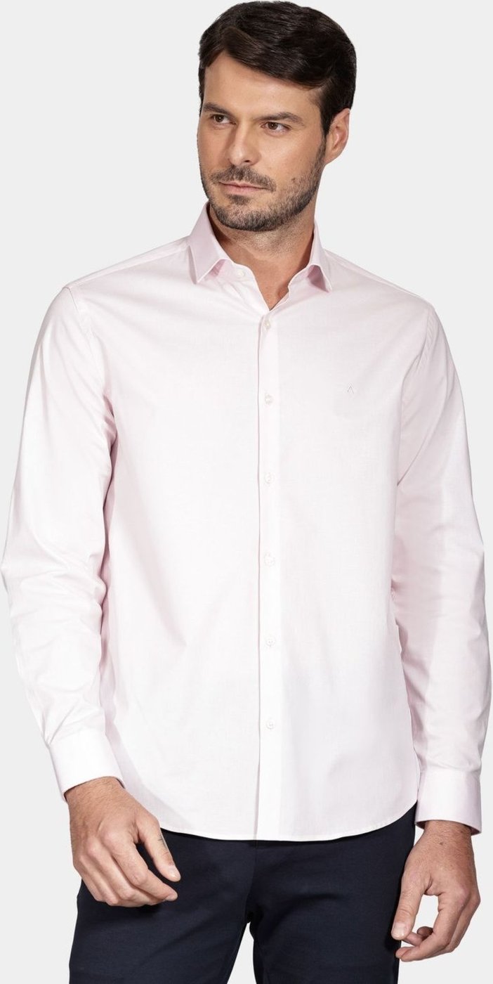 Imagem principal Camisa Aramis Aramis Manga Longa Regular Stretch Liso Rosa incolor rosa Aramis incolor rosa