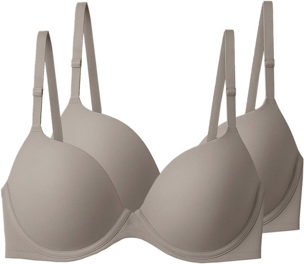 Imagem principal Kit com 2 Sutiãs com Aro e Bojo Push Up Liz 51690 Taça B bege Liz bege