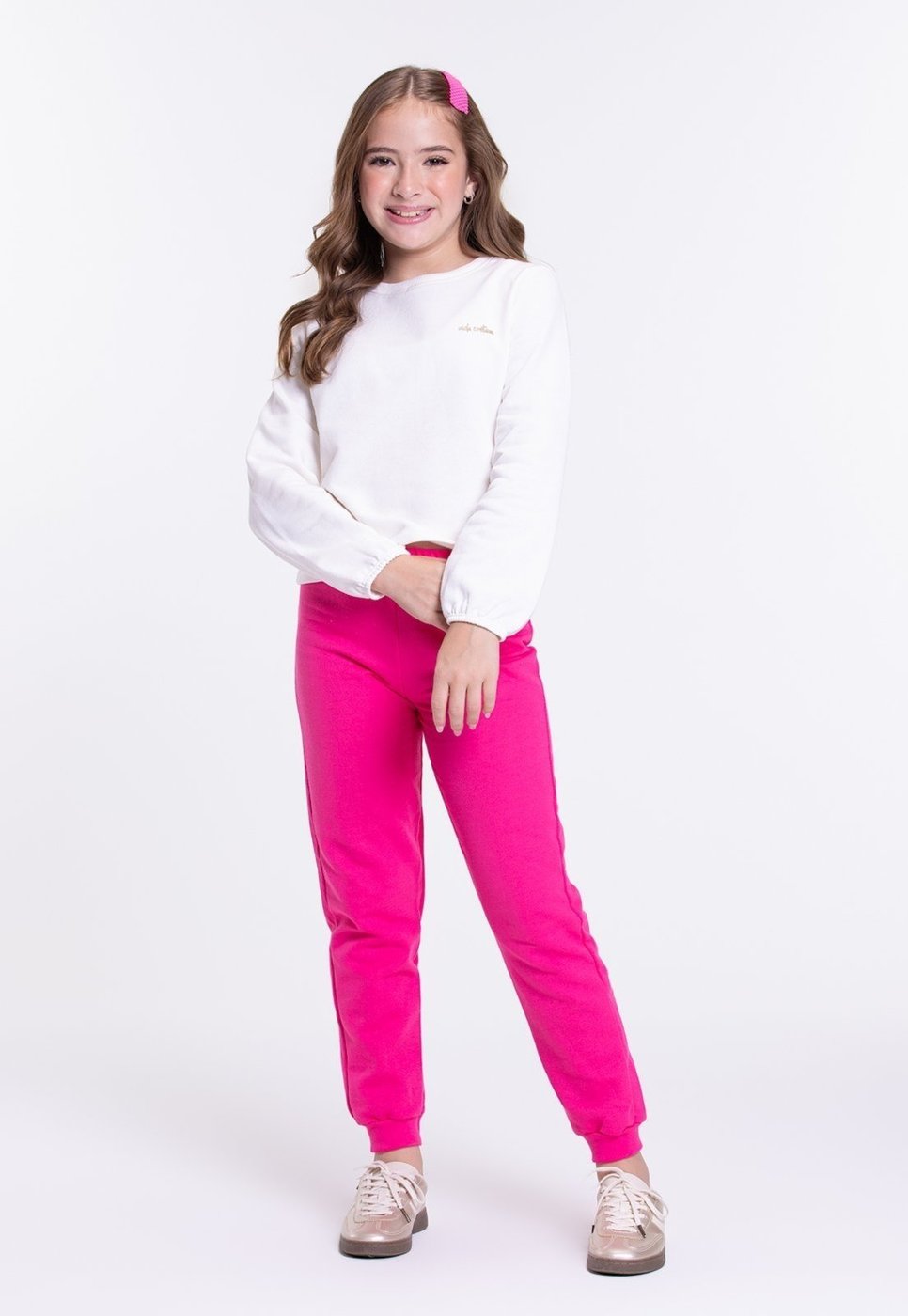 Imagem principal Infantil - Conjunto Moletom Mocinha Vida Costeira Off-White off-white white VIDA COSTEIRA off-white white