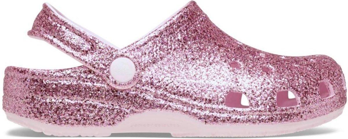 Imagem principal Infantil - Sandália Crocs Classic Chunky Glitter Clog T Pink Milk Rosa rosa pink Crocs rosa pink