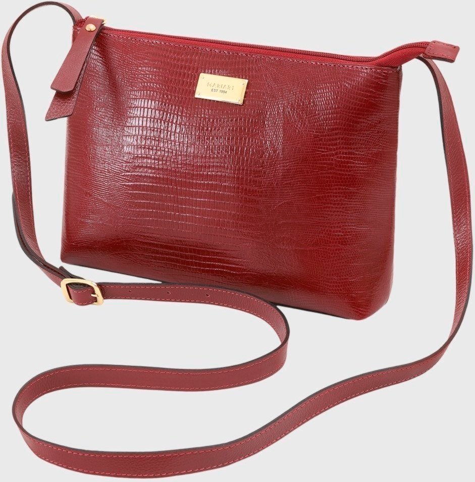 Imagem principal Bolsa Transversal Couro Mariart 2190MRT Vermelha vermelho Mariart vermelho