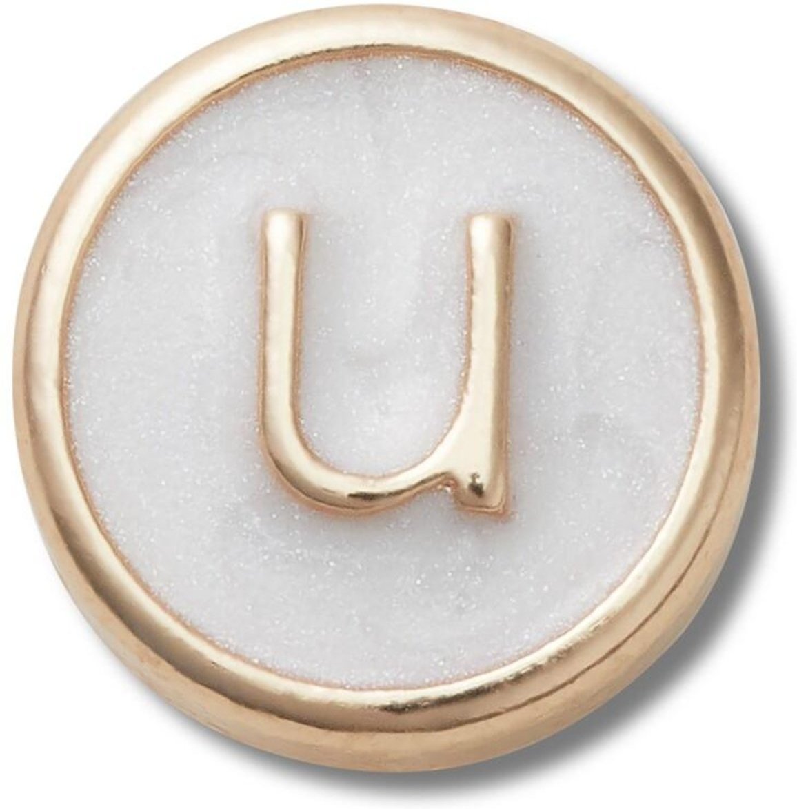 Infantil - Jibbitz™ Letra U Pequena Perolizada