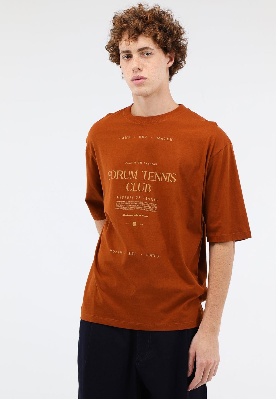 Imagem principal Camiseta Forum Reta Tennis caramelo Forum caramelo